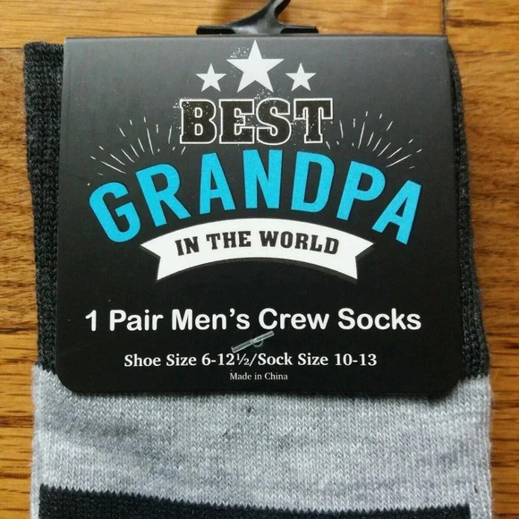Best Grampa in The World Par-fect Grandpa Socks - Picture 4 of 4